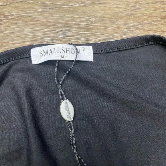 Smallshow Women's Short Sleeve Patchwork Nursing maternity dress  M - Picture 7 of 12